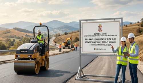 Serbia Awards RSD 1.49 Billion Road Rehabilitation Contract for Strategic IB-21 Corridor